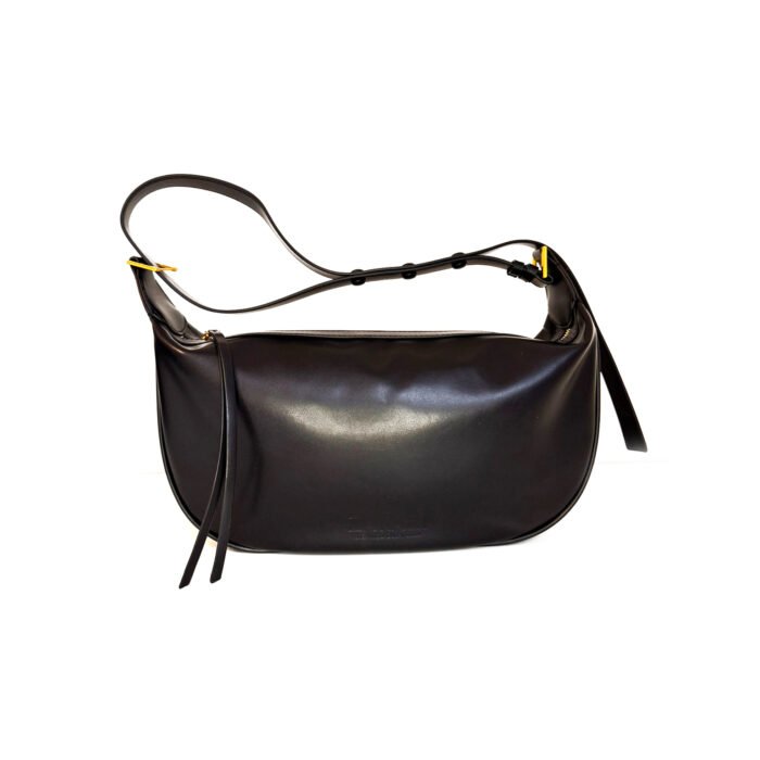 Moon Bag  – Medium Synthetic Leather Shoulder Bag - Image 2