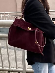 Large Brown Tote - EcoDeer Material - Image 2