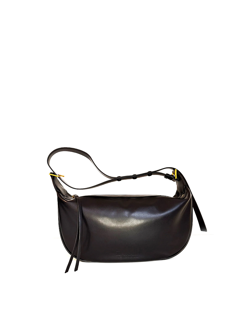 Moon Bag – Medium Synthetic Leather Bag black