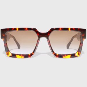 Tiger Brown Big Square frame.Tortoiseshell Acetate .