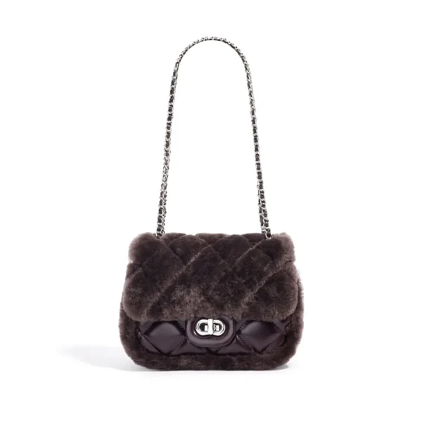 Luxury Leather Bags with Fur Details