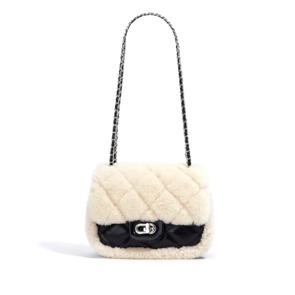 Luxury Leather Bags with Fur Details - Image 2