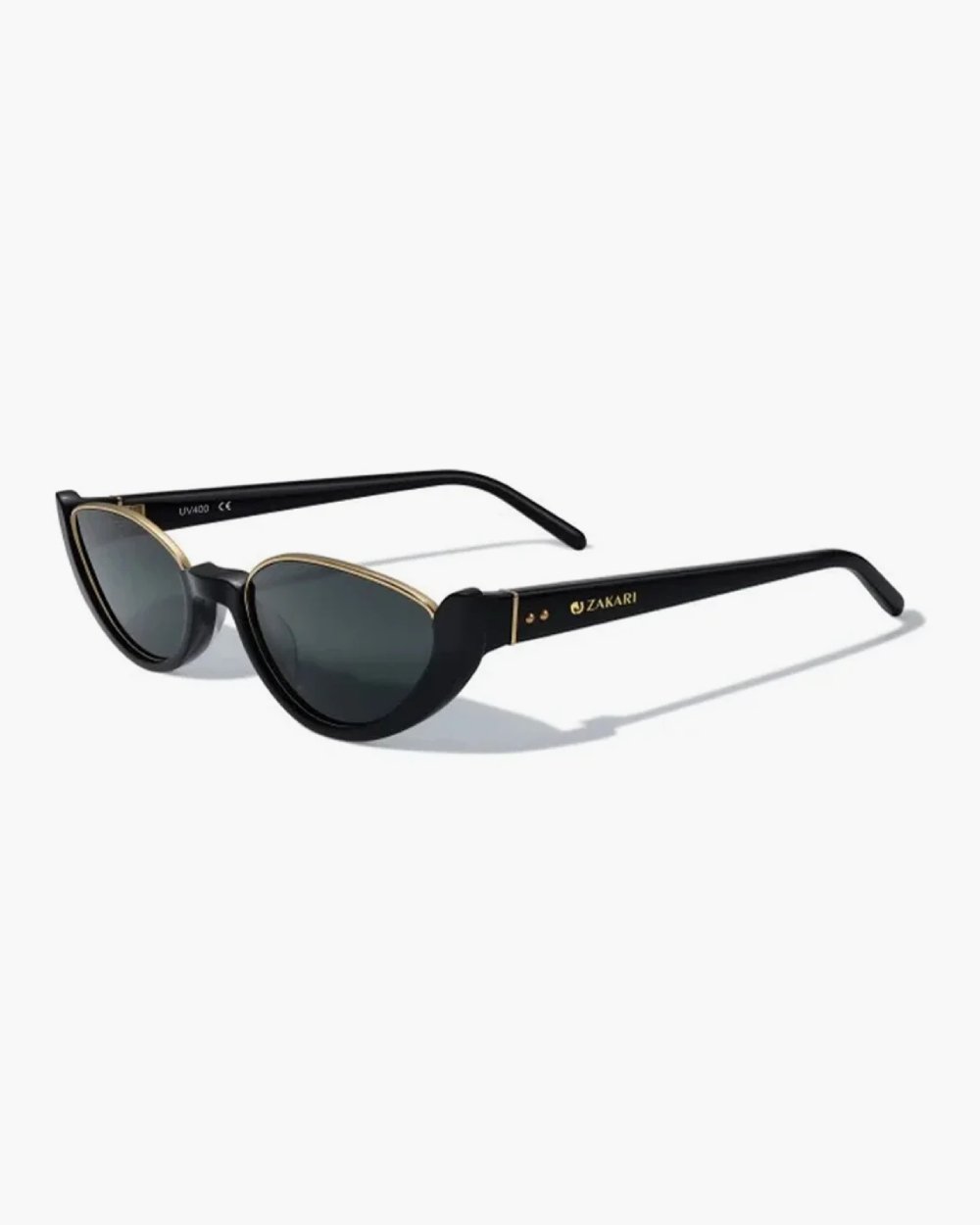 Blacκ cat eye Sunglasses - ZAKARI display picture 3
